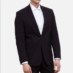 Kenneth Cole Reaction Black pinstriped blazer